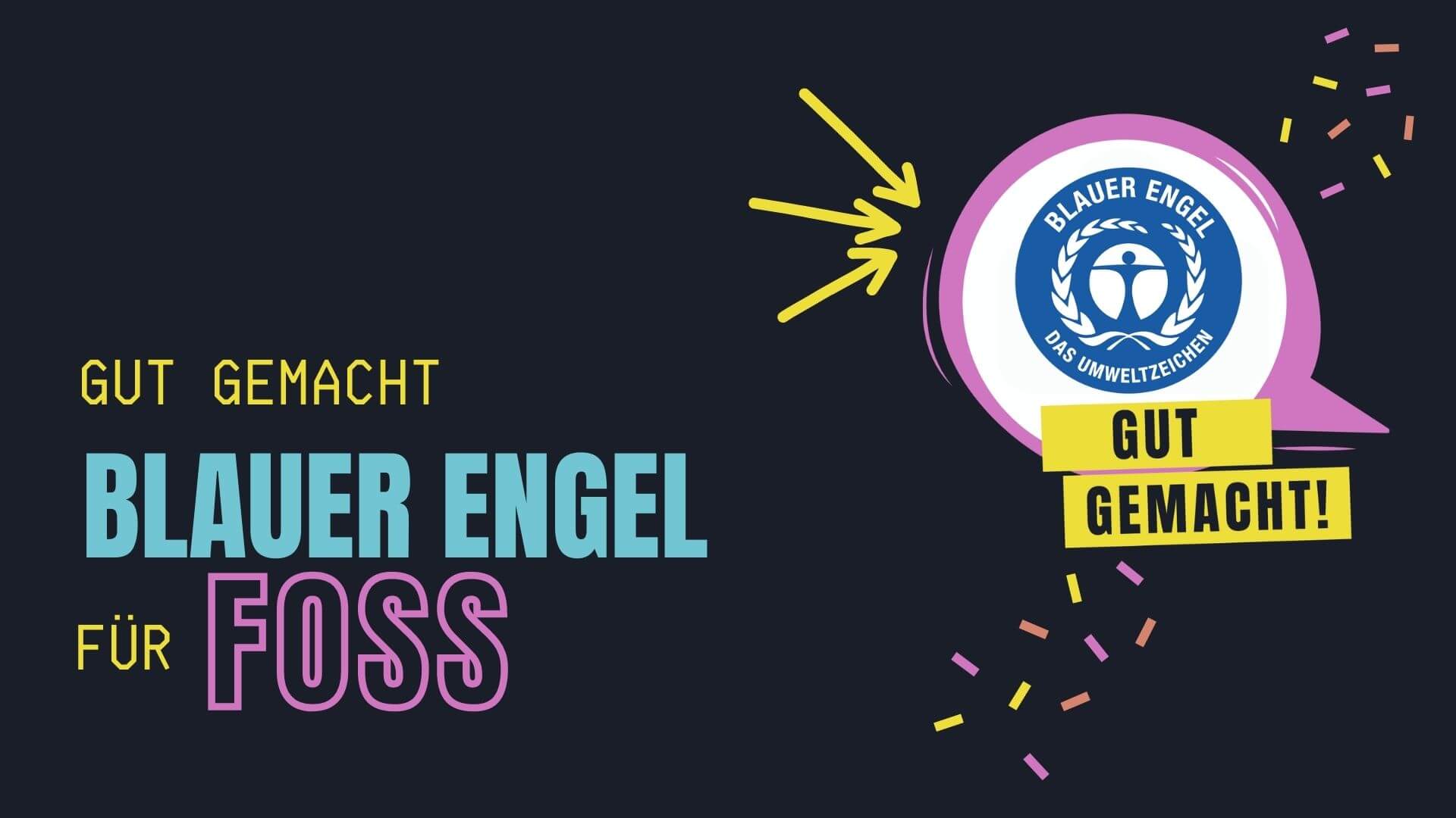 Blauer Engel für eine Open Source Software